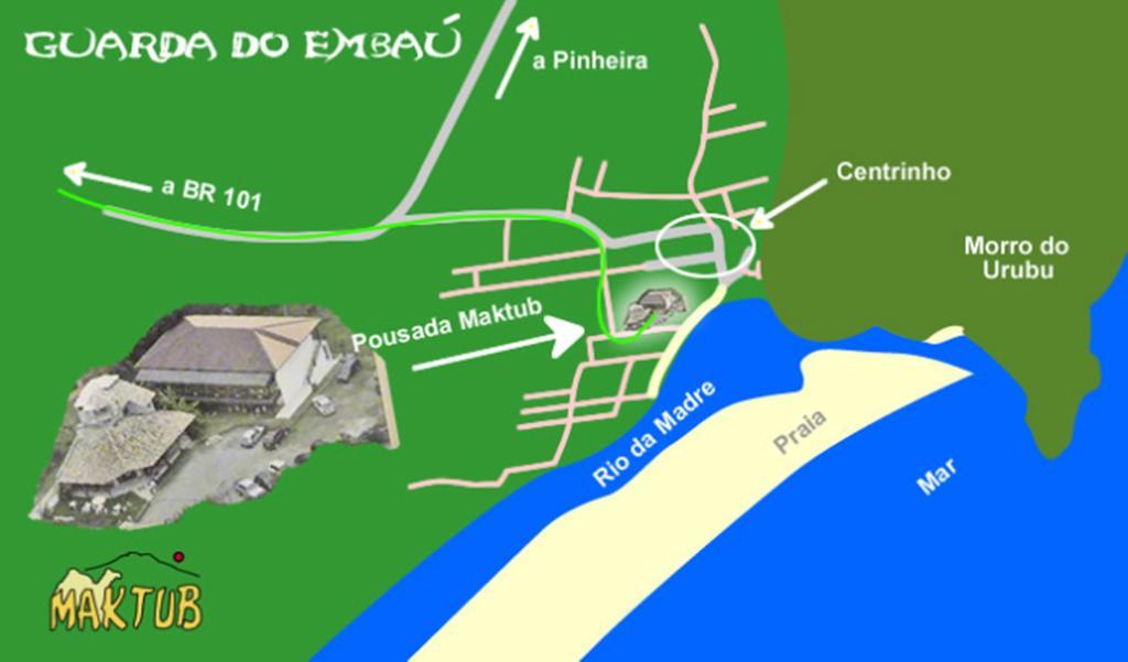 Pousada Maktub Guarda do Embaú Exteriér fotografie